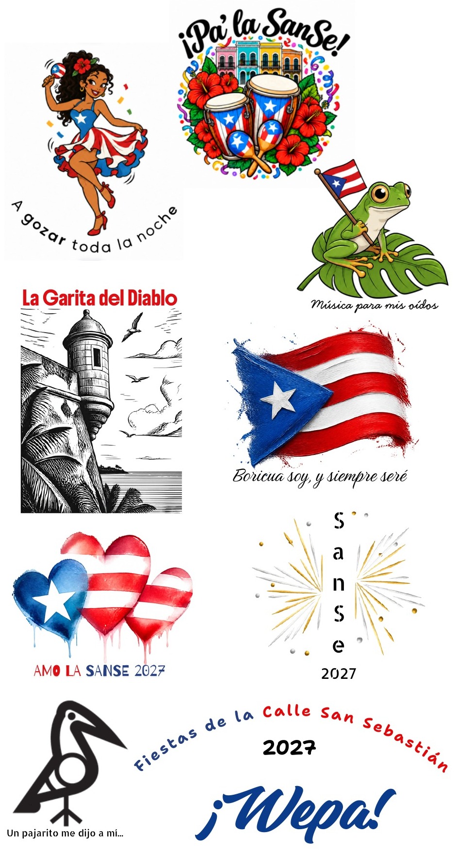 La SanSe - Page 2 — temporary tattoo sheet