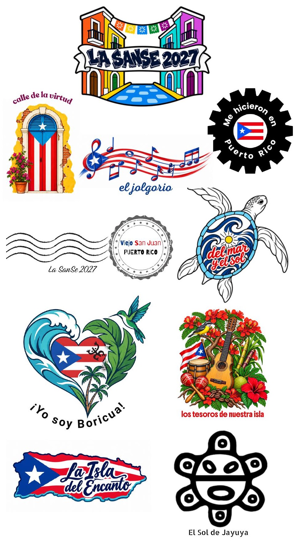 La SanSe - Page 1 — temporary tattoo sheet